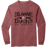 Delaware Ducks Heavyweight Ring Spun Long Sleeve Tee