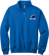 Brandywine Outlaws NuBlend 1/4-Zip Cadet Collar Sweatshirt