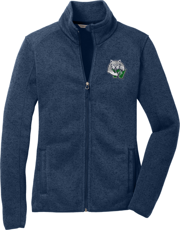 Woodbridge Wolfpack Ladies Sweater Fleece Jacket