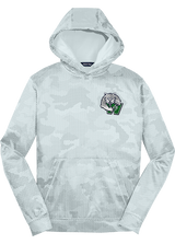 Woodbridge Wolfpack Youth Sport-Wick CamoHex Fleece Hooded Pullover